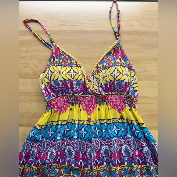 Derek Heart-  Summer/Beach/Sun dress. Multicolor. - Picture 5 of 16